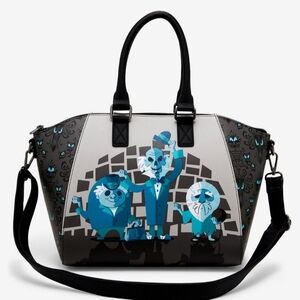 Loungefly Disney The Haunted Mansion Hitchhiking Ghosts Crossbody Satchel Bag